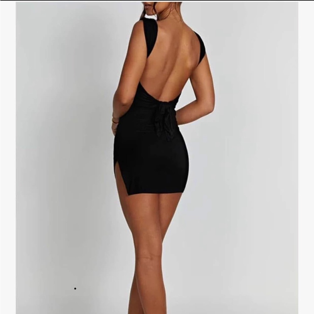 Elegant Black Mini Dress